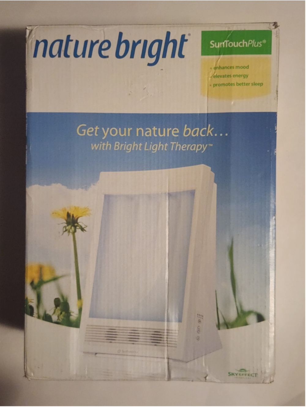 Nature Bright Sun Touch Plus Lamp Light Therapy White * NEW SEALED